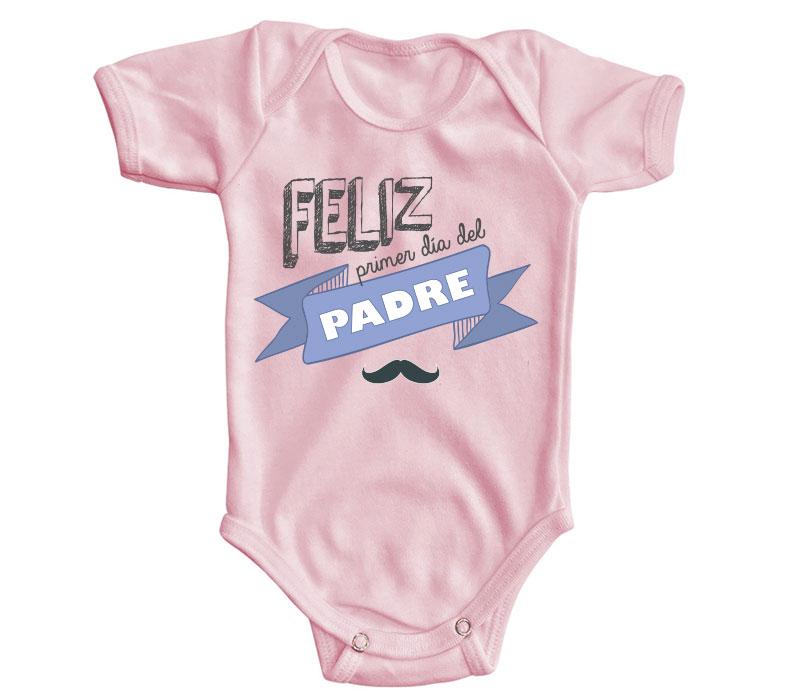 Body Bebé Feliz Primer Día del Padre Diseño Azul