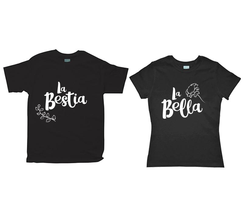 Kit de Pareja La Bella y La Bestia Kit de Parejas Negro / CH / CH