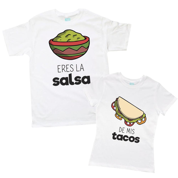 Kit de Pareja La Salsa De Mis Tacos Kit de Parejas Blanco / CH / CH